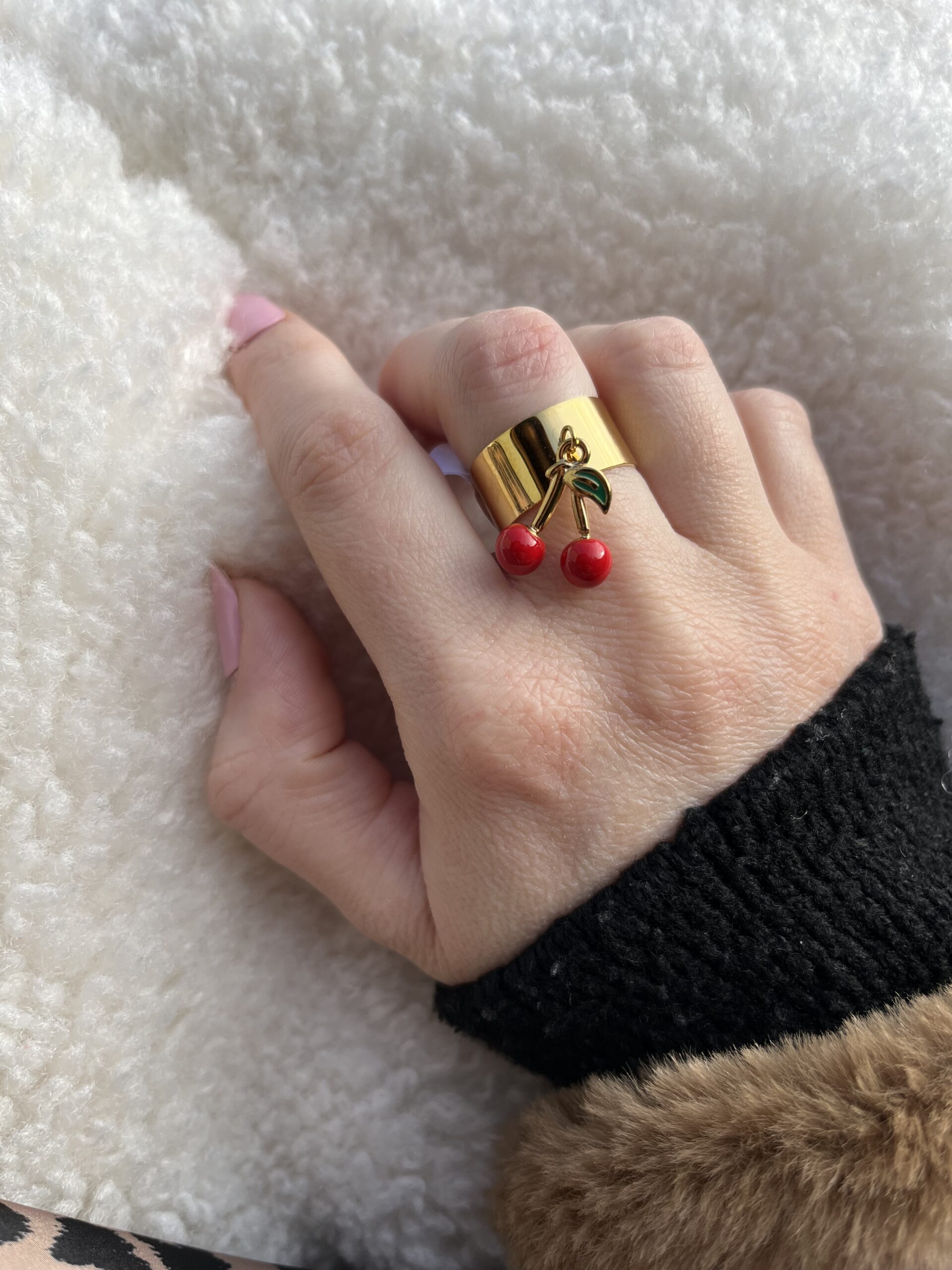 Bague CERISE Couleur Or