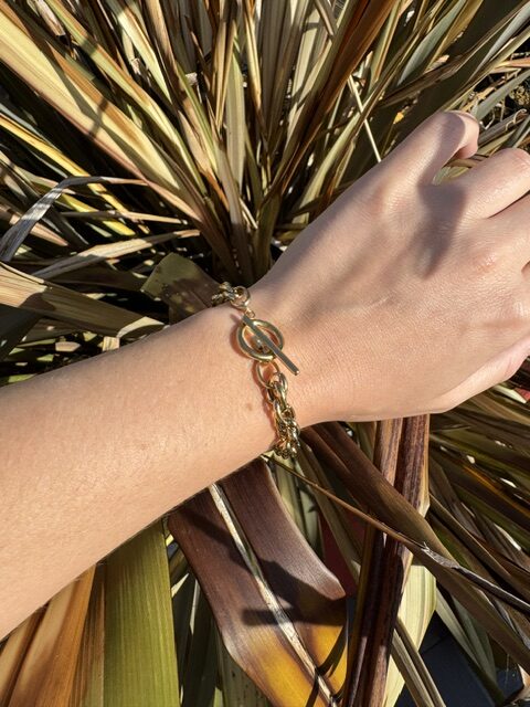 Bracelet Grosse maille torsadée