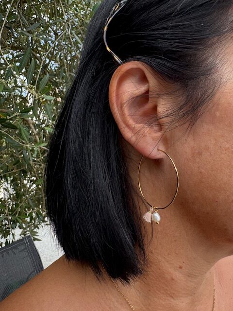 Boucles d'Oreilles Soline Couleur Or
