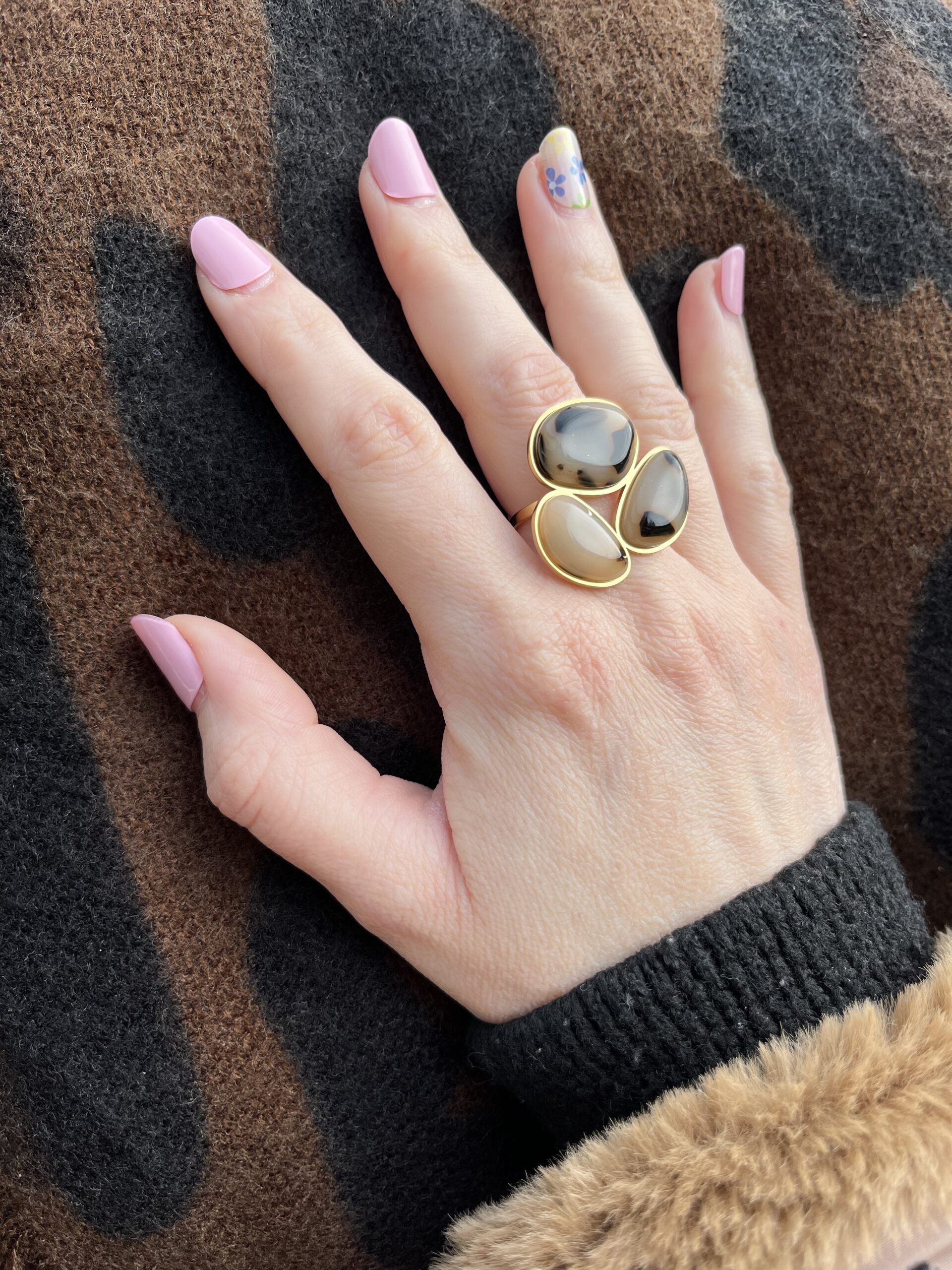 Bague TRIO Leopard