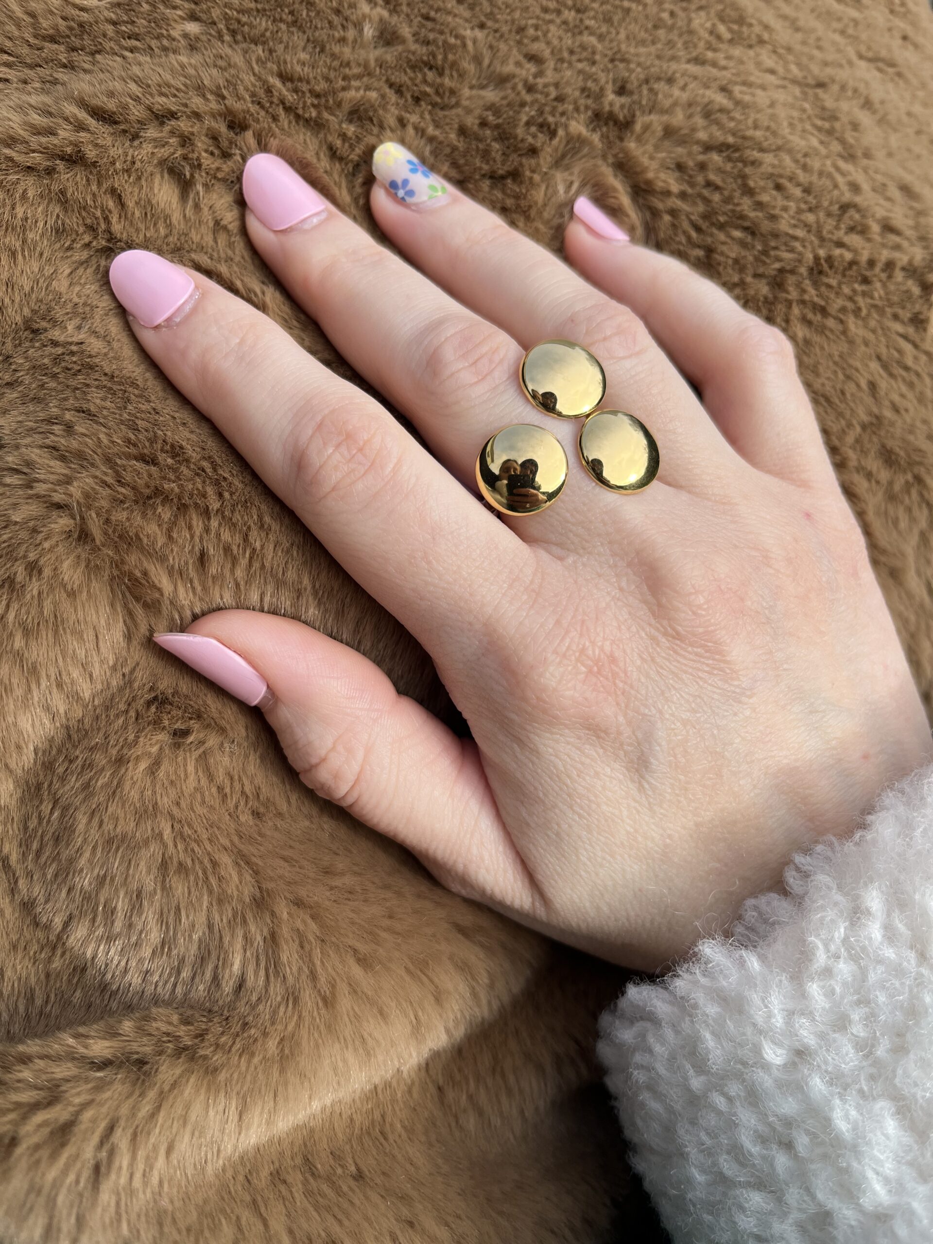 Bague TRIO Couleur Or